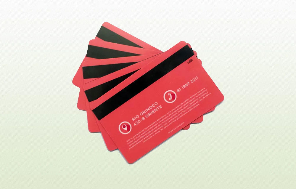 Tarjetas de PVC 