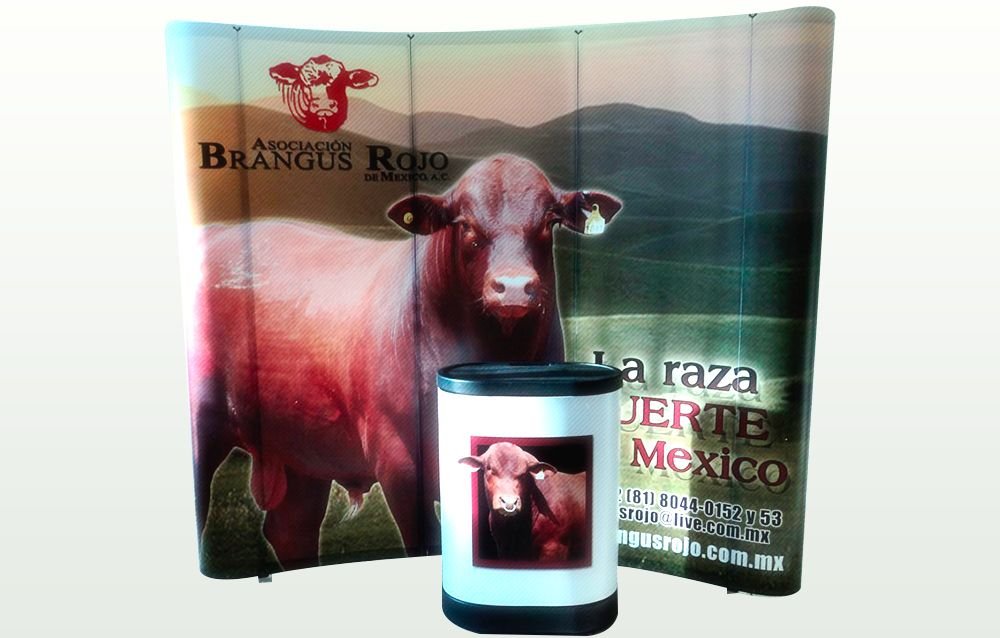 POP, Pop-up Stand tipo Pop Up, 3 paneles-Punto-de-Venta AbaGraf Monterrey