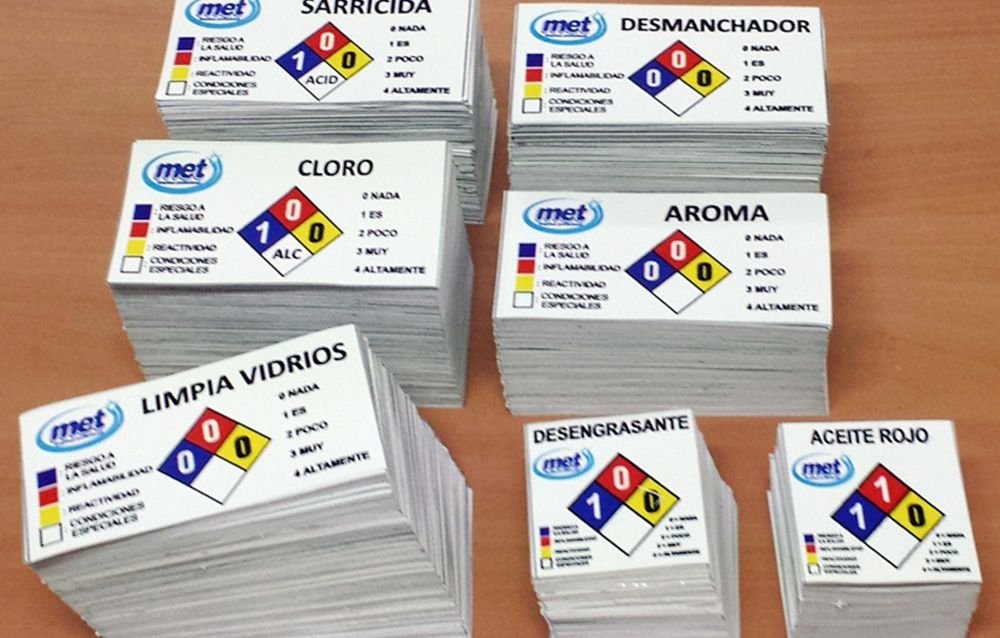 Etiquetas de producto AbaGraf Monterrey