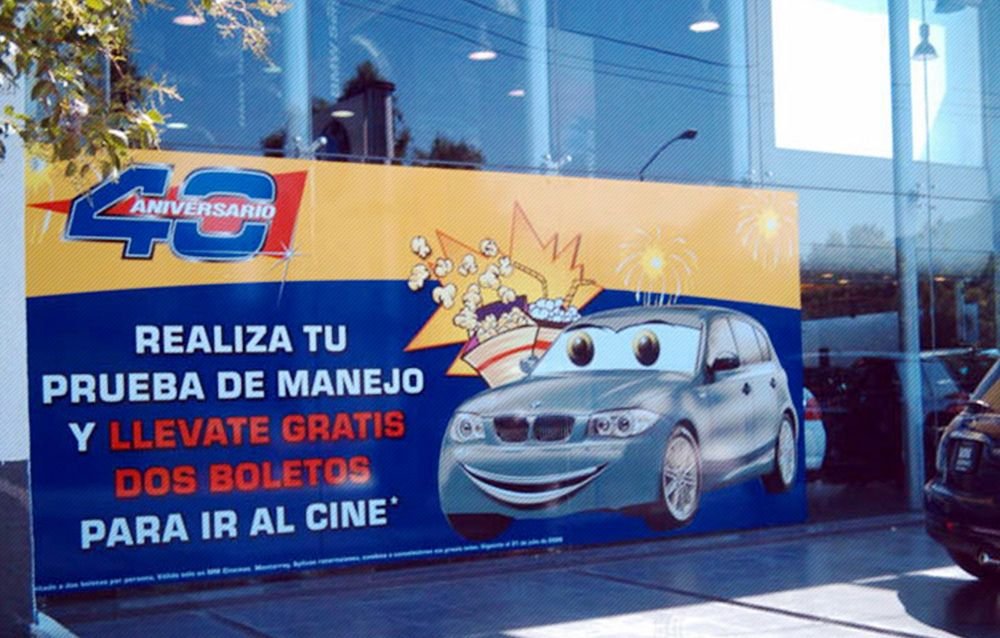 Rotulacion aparadores vinil solido