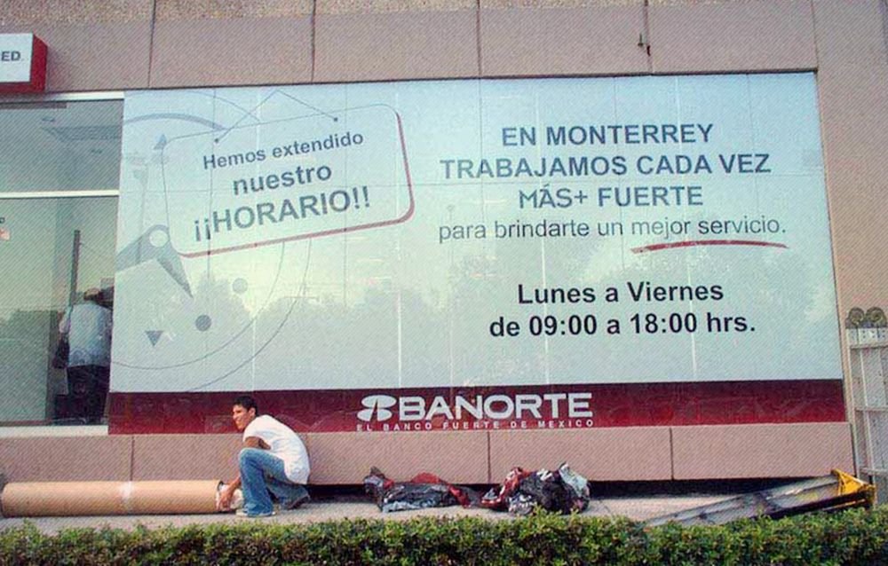 Impresion de vinil microperforado