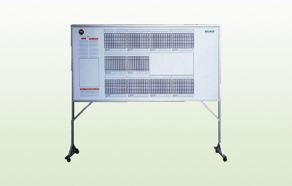 Ayuda Visual, Pizarron Metalico