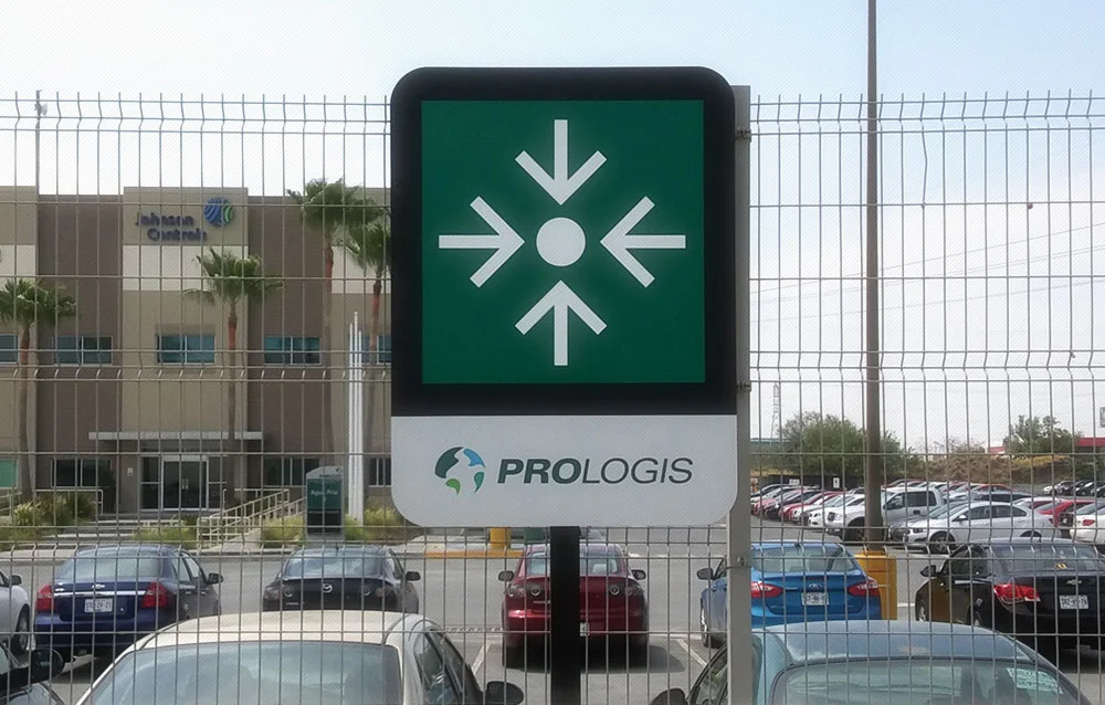 Letrero de Punto de Reunion