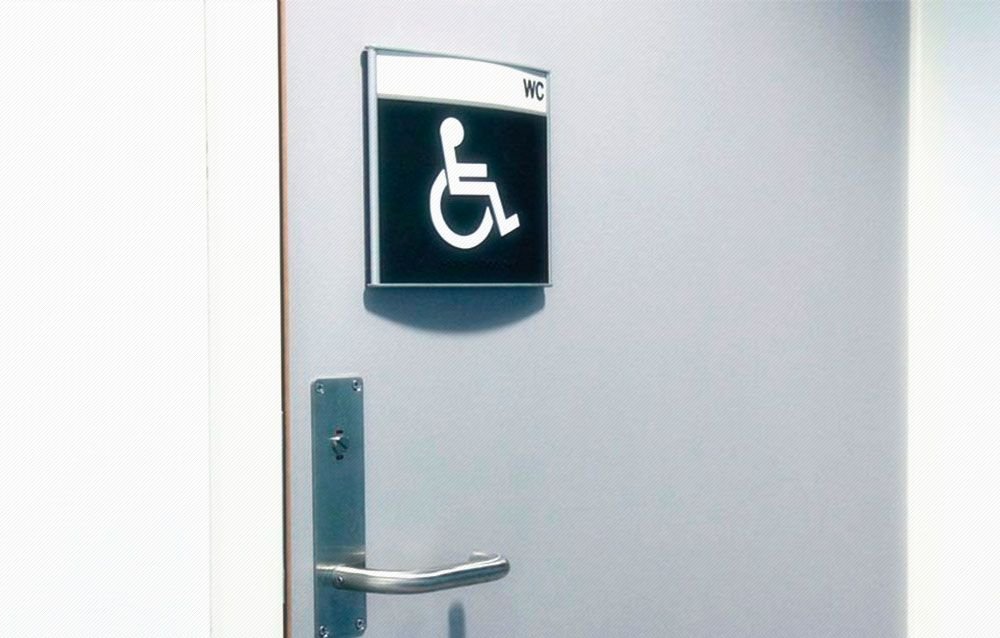 Señalamiento Deluxe WC 