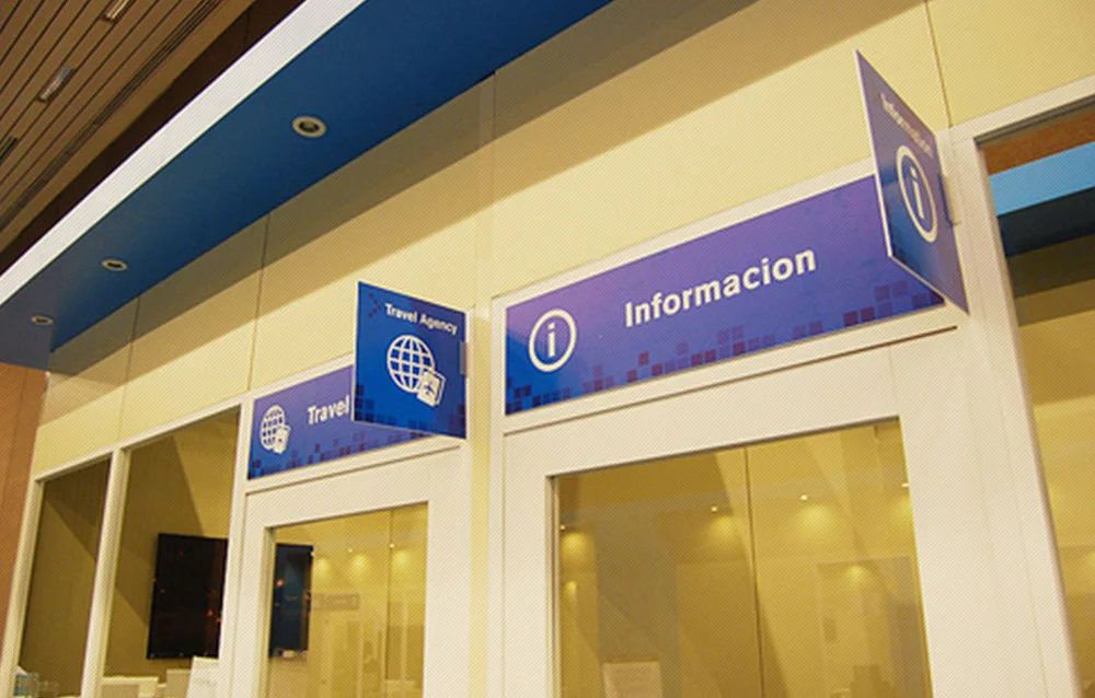 Señalizacion informativa en trovicel en impresion directa