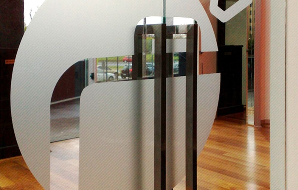 Rotulacion vinil esmerilado AbaGraf Monterrey