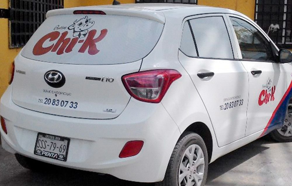 Rotulacion en autos Vinil Microperforado AbaGraf Monterrey